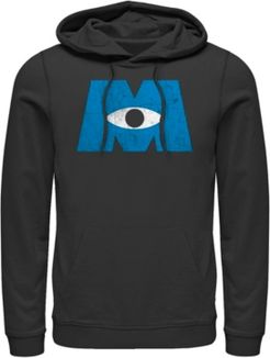 Pixar Men's Monsters Inc. Eye Logo, Pullover Hoodie