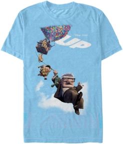 Pixar Men's Up Movie Poster Group Shot, Short Sleeve T-Shirt