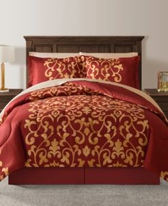 Palace Red Twin 6-Pc. Comforter Set Bedding
