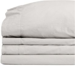 Jennifer Adams Relaxed Cotton Percale King Sheet Set Bedding
