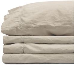Jennifer Adams Relaxed Cotton Sateen Twin Sheet Set Bedding