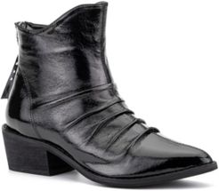 'Hold On' Crinkle Patent Ankle Boots Women's Shoes