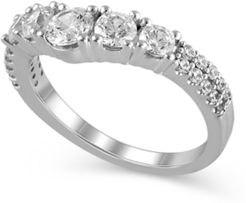 Certified Diamond (1-1/4 ct. t.w.) Contour Band in 14K White Gold
