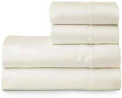 The Welhome Smooth Cotton Tencel Sateen Twin Sheet Set Bedding