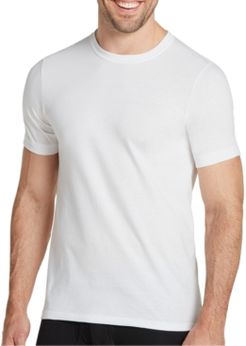 classic collection crew-neck tagless Undershirt 3-pack with staynew technology