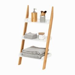 3-Tier Leaning Bathroom Ladder Shelf