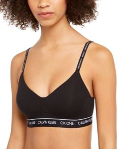 Ck One Cotton Wirefree Bralette QF6094