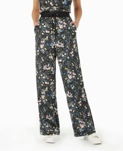 Floral-Print Drawstring Pants