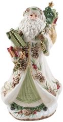 Forest Frost Santa Musical Figurine
