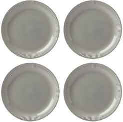 Profile Dinner Plate Set/4 Grey