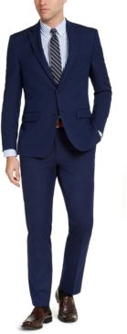 Flex Plain Slim Fit Suits