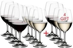 Ouverture Buy 8, Get 12 Red and White Wine Glass Set