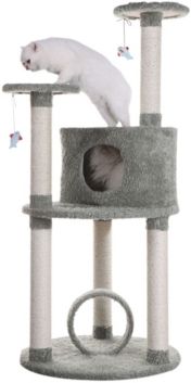 Multi-Level Cat Condo Furniture, Sisal Covered Scratcher