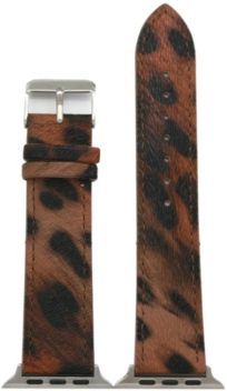 Animal Leather Apple Watch Band