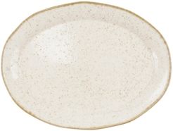 Earth Eggshell Oval Platter