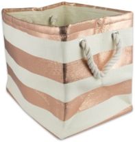 Paper Basket Stripe Rectangle Large
