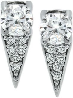 Cubic Zirconia Dagger Drop Earrings in Sterling Silver, Created for Macy's