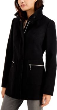 Juniors' Stand-Collar Coat, Created for Macy's