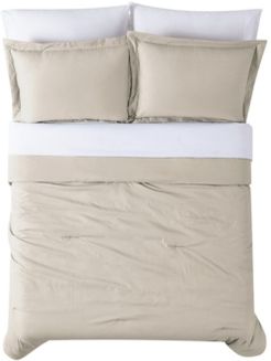 Antimicrobial 7 Piece Bed in a Bag, King Bedding