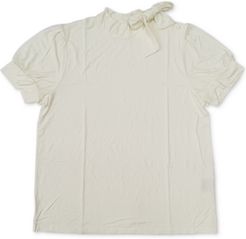 Short-Sleeve Bow-Neck Blouse, Created For Macy's