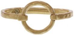 Gold-Tone Ring Hook Bracelet