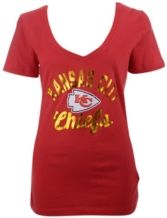 Kansas City Chiefs Women's V-Neck T-Shirt