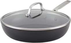 Hard-Anodized Aluminum Nonstick 12" Fry Pan with Lid