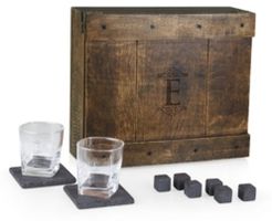 Monogram Whiskey Box Gift Set