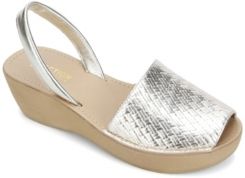 Fine Glass Wedge Sandals Women's Shoes