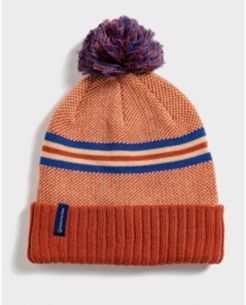 Striped Birdseye Pom Beanie