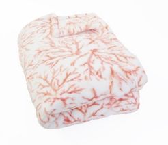 Tonga Coral Printed Loft Fleece Decorative Throw, 70" x 50"