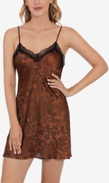 Frankie Print Women's Satin Chemise