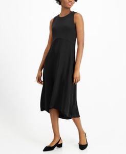 Mixed-Media Midi Dress, Created for Macy's