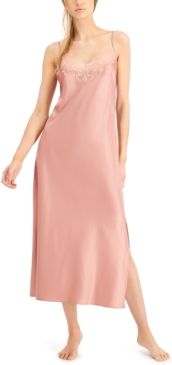 Inc Lace-Trim Slip Dress Nightgown, Created for Macy's