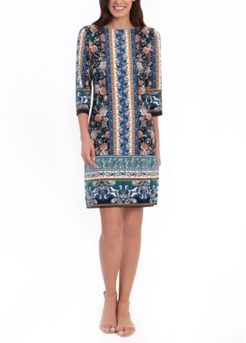 Petite Printed Shift Dress