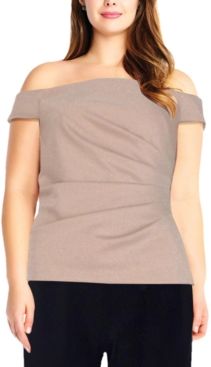 Plus Size Off-The-Shoulder Top