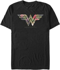 Wonder Woman Wonder Woman Floral Short Sleeve T-shirt