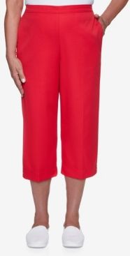 Missy Anchor's Away Heat Set Cuff Capri Pants