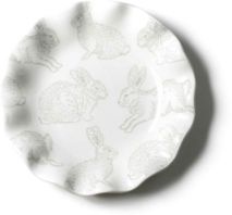 by Laura Johnson Speckled Rabbit Ruffle Plate