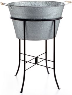 Masonware Galvanized Tin Party Tub with Stand