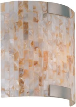 Schale Shell Glass Mosaic Sconce