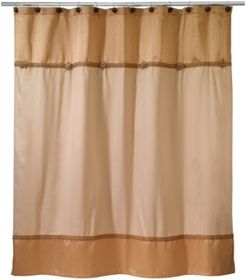 Braided Medallion Colorblocked Shower Curtain Bedding