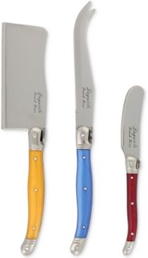 Laguiole 3-Pc. Multi-color Cheese Set