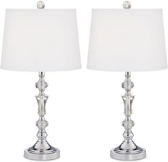 Pacific Coast Set of 2 Crystal Serene Table Lamps, Created for Macy's