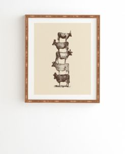 Cow Cow Nuts Framed Wall Art