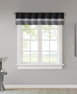 Amherst Colorblocked 50" x 18" Rod-Pocket Window Valance