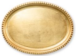 Florentine Wooden Small Oval Tray