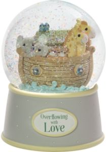 Overflowing With Love Noah's Ark Musical Snow Globe