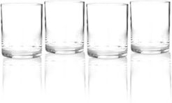 Drinkware, Set of 4 Vintage Double Old Fashioned Glasses