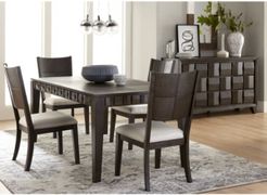 Matrix Dining Furniture, 5-Pc. Set (Table & 4 Side Chairs), Created for Macy's